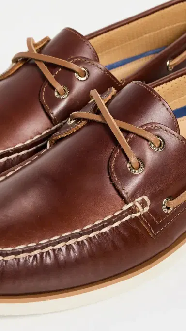 Sperry Gold Cup Authentic Original 2 Eye Boat Shoes Medium Beige 8 | Thumbnail 5