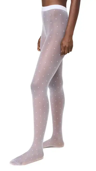 FALKE Dot Tights White S | Thumbnail 4