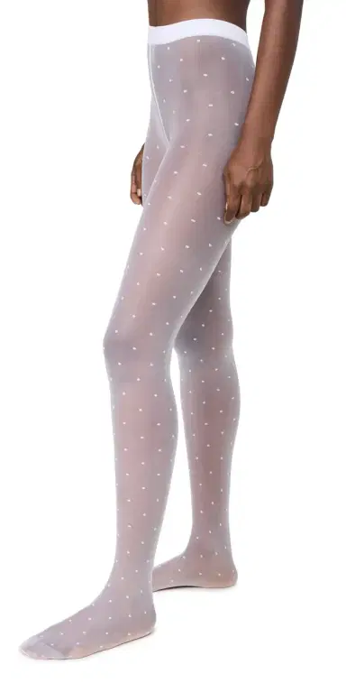 FALKE Dot Tights White S | Thumbnail 1