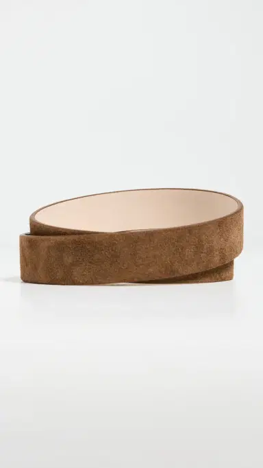 rag & bone X Boyfriend Belt 2.0 Chestnut Suede | Thumbnail 4