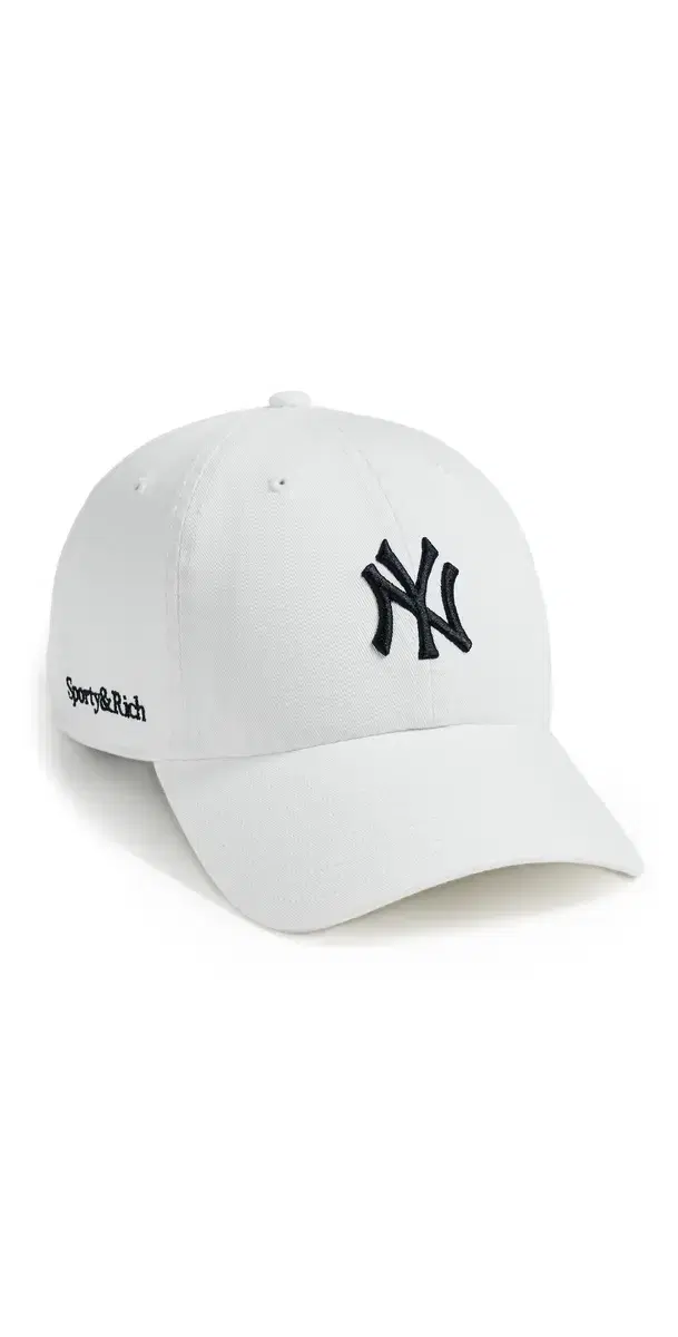 Yankees Serif Cap White One Size