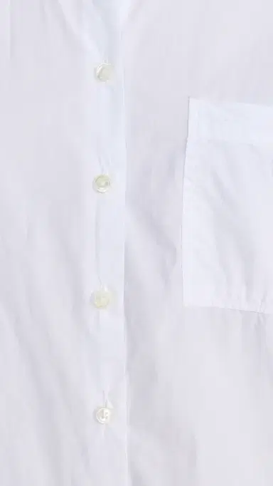 Alex Mill Jo Shirt in Paper Poplin White | Thumbnail 6