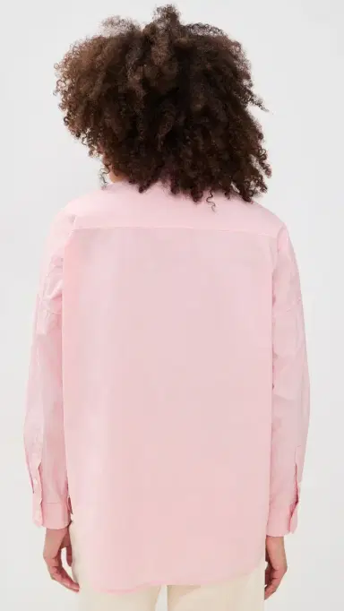 Alex Mill Jo Shirt in Paper Poplin Mary's Rose M | Thumbnail 3