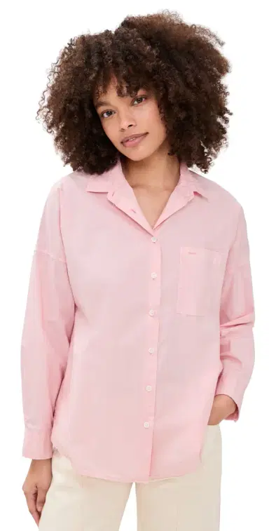 Alex Mill Jo Shirt in Paper Poplin Mary's Rose M | Thumbnail 1