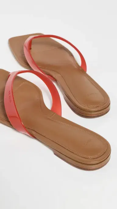 Vince San Juan Sandals Tomato Red | Thumbnail 4