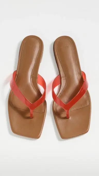 Vince San Juan Sandals Tomato Red | Thumbnail 5