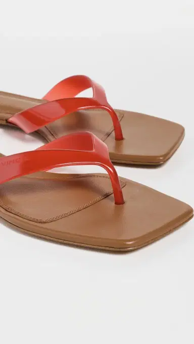 Vince San Juan Sandals Tomato Red | Thumbnail 6