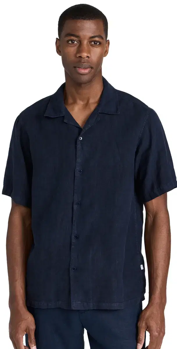 Julio inen Camp Shirt Navy Blue