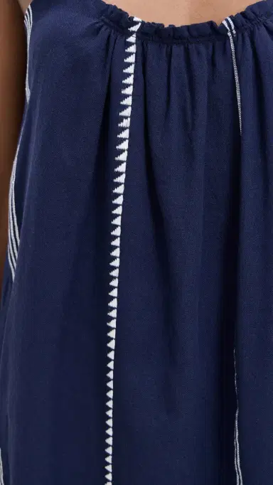 Lemlem Nunu Swing Dress Navy M | Thumbnail 6 Lemlem Nunu Swing Dress Navy M | Thumbnail 6