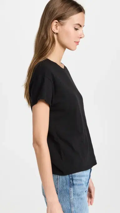 Z Supply Modern Slub Tee Black | Thumbnail 4