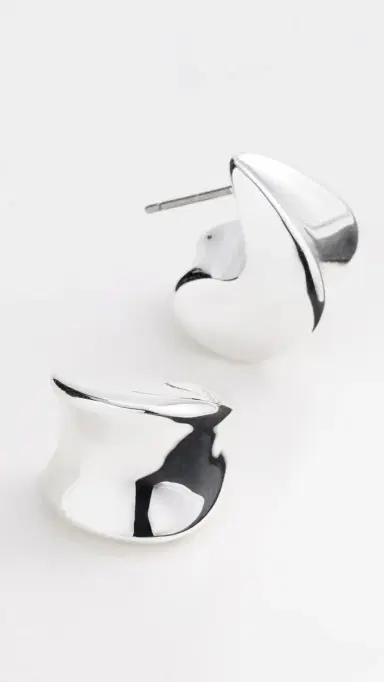 Jenny Bird Paige Puff Hoop Earrings | Thumbnail 4