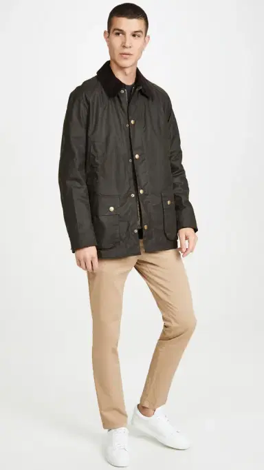 Barbour Ashby Wax Jacket Olive L | Thumbnail 5