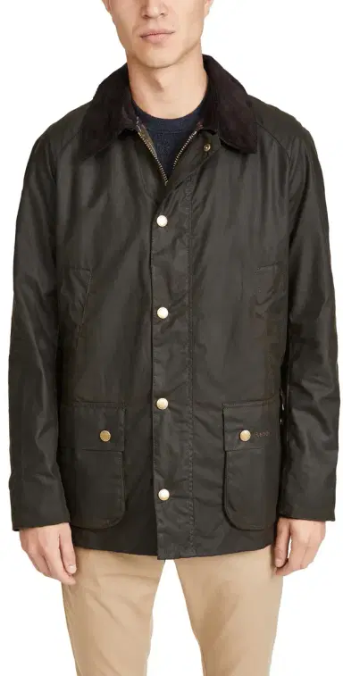 Barbour Ashby Wax Jacket Olive L | Thumbnail 1