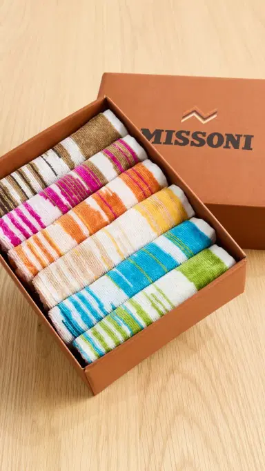 Missoni Fiammetta Face Towel Set 30x30 Multicolor One Size | Thumbnail 3