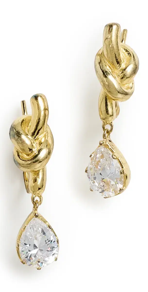 SHASHI Kate Climber Earrings Gold One Size