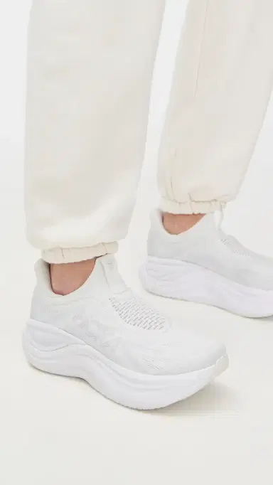 Hoka Skyward Laceless Sneakers White 8 | Thumbnail 3