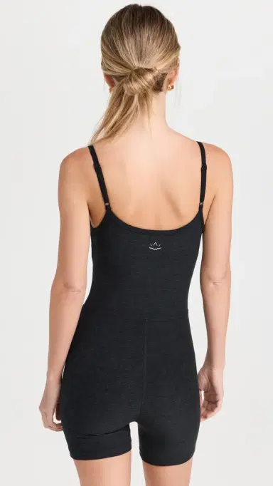 Beyond Yoga Spacedye Keep Pace Biker Jumpsuit Darkest Night | Thumbnail 3
