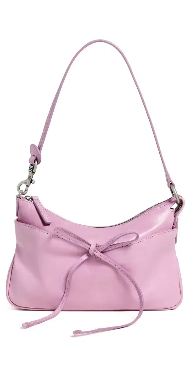 Ribbon Pochette Bag Pink Semi Vegetable One Size