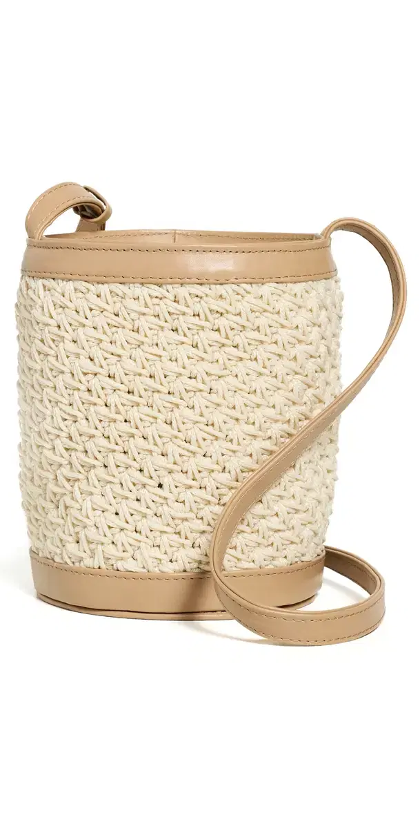 Binge Knitting Ximena Bucket Bag Eggshell Combo One Size