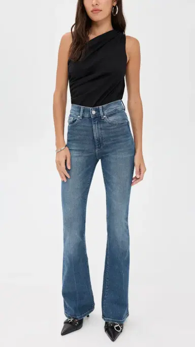 DL1961 Bridget Bootcut High Rise Instasculpt Jeans Oceanside (Ultimate) 27 | Thumbnail 5