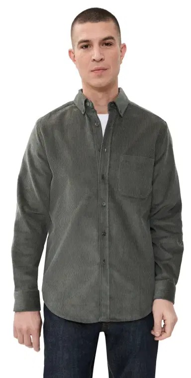 Portuguese Flannel Lobo 2.0 Corduroy Button Down Shirt | Thumbnail 1 Portuguese Flannel Lobo 2.0 Corduroy Button Down Shirt | Thumbnail 1