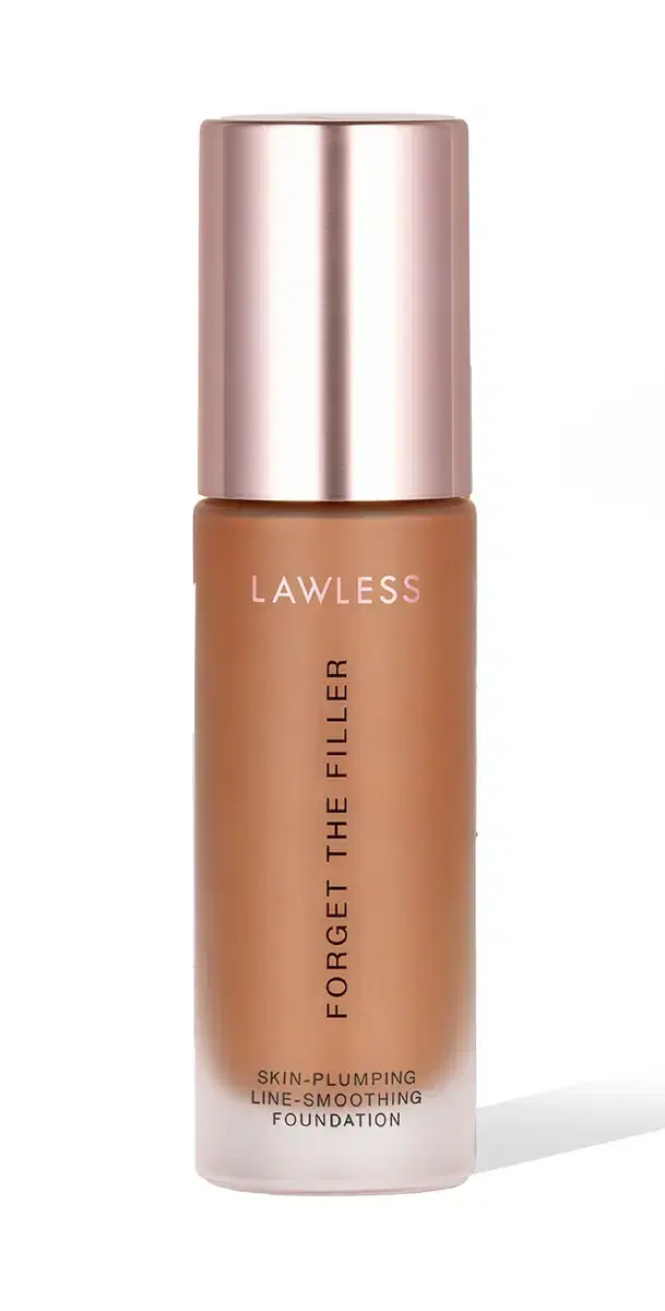 LAWLESS Forget the Filler Foundation 18T - Deep Tan with Warm Undertones 1.0 oz/30 mL