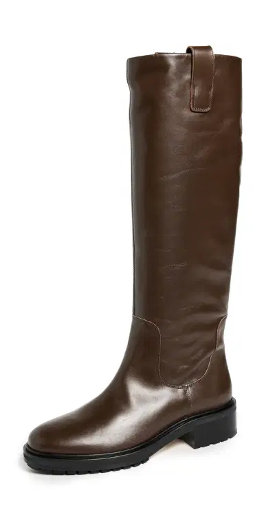 aeyde Henry Calf Leather Moka Riding Boots | Thumbnail 1 aeyde Henry Calf Leather Moka Riding Boots | Thumbnail 1