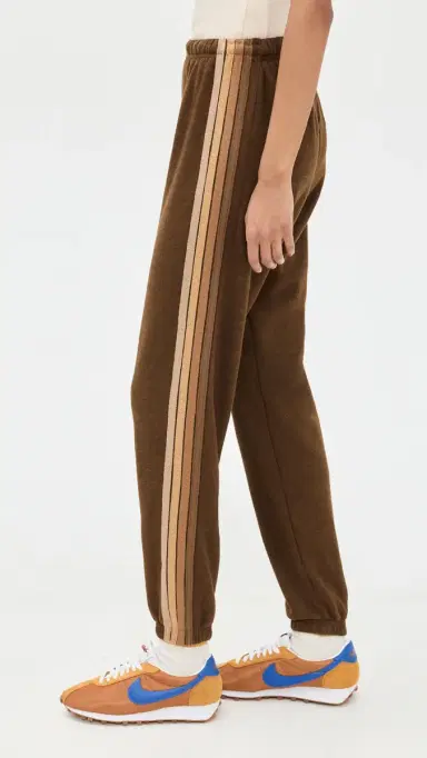 Aviator Nation 5 tripe Sweatpants Chocolate/Espresso | Thumbnail 4 Aviator Nation 5 tripe Sweatpants Chocolate/Espresso | Thumbnail 4