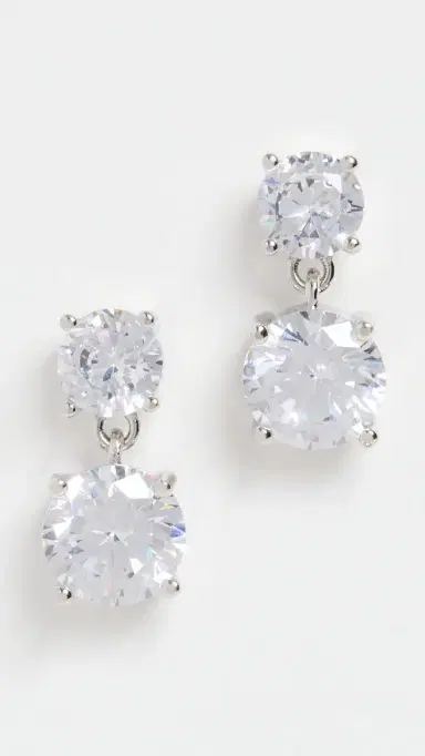 Shashi Cz Drop Earrings | Thumbnail 2 Shashi Cz Drop Earrings | Thumbnail 2