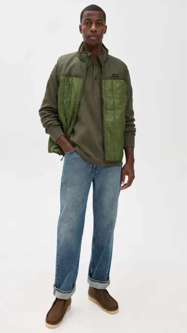 Filson Waffle Knit Henley Top | Thumbnail 5