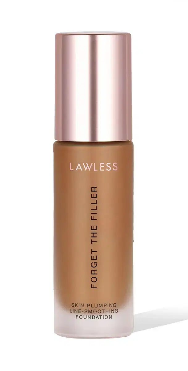 LAWLESS Forget the Filler Foundation 24D - Deep with Neutral Olive Undertones 1.0 oz/30 mL