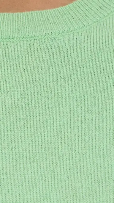 Sablyn Charleston Relaxed Cashmere Crew Neck Tee Lime | Thumbnail 6 Sablyn Charleston Relaxed Cashmere Crew Neck Tee Lime | Thumbnail 6