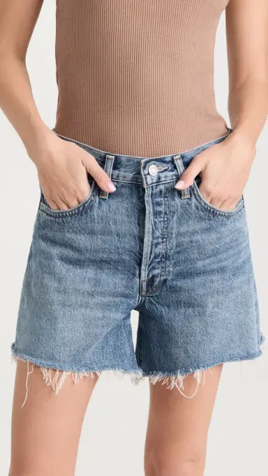 AGOLDE Parker Long Shorts Skywave | Thumbnail 2 AGOLDE Parker Long Shorts Skywave | Thumbnail 2