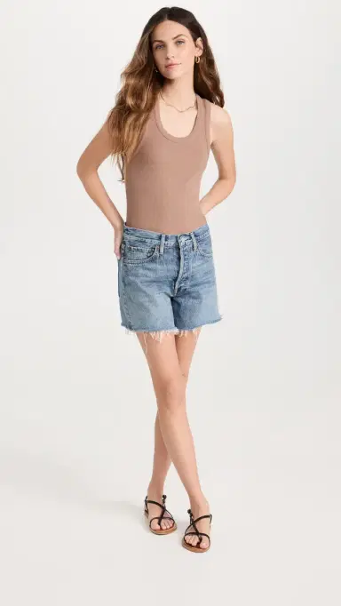 AGOLDE Parker Long Shorts Skywave | Thumbnail 5 AGOLDE Parker Long Shorts Skywave | Thumbnail 5