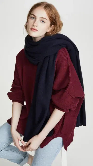 White + Warren Cashmere Travel Wrap Scarf | Thumbnail 2