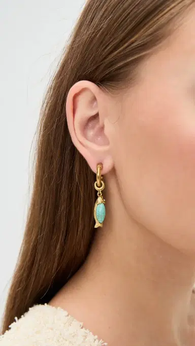 Elizabeth Cole Turiel Earrings Blue One Size | Thumbnail 3 Elizabeth Cole Turiel Earrings Blue One Size | Thumbnail 3