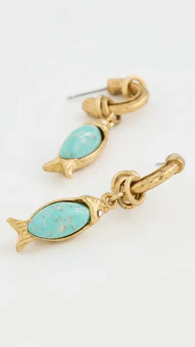 Elizabeth Cole Turiel Earrings Blue One Size | Thumbnail 4 Elizabeth Cole Turiel Earrings Blue One Size | Thumbnail 4