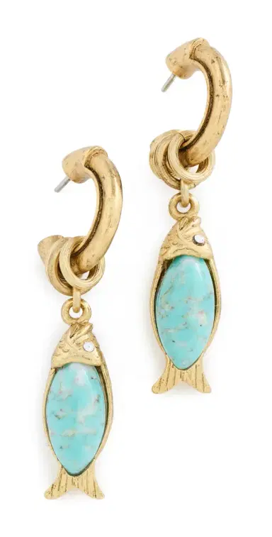 Elizabeth Cole Turiel Earrings Blue One Size | Thumbnail 1 Elizabeth Cole Turiel Earrings Blue One Size | Thumbnail 1