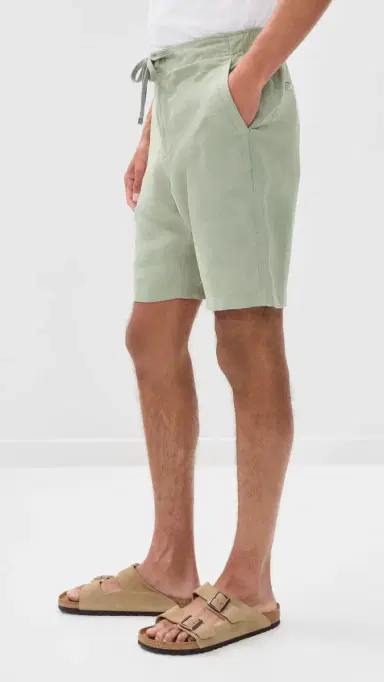 Vince Drawstring Hemp Shorts 9 atcha | Thumbnail 4 Vince Drawstring Hemp Shorts 9 atcha | Thumbnail 4