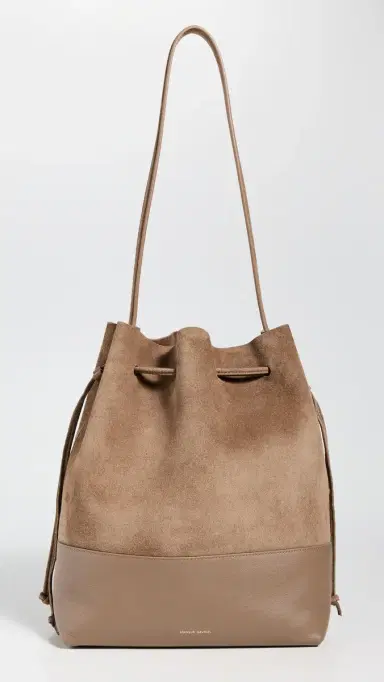 Mansur Gavriel Cabas Bucket Bag Anise One Size | Thumbnail 2