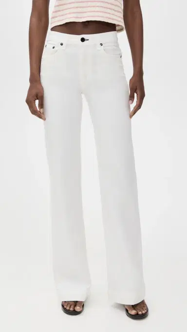 Askk NY Juniper Ivory Jeans Ivory 32 | Thumbnail 2