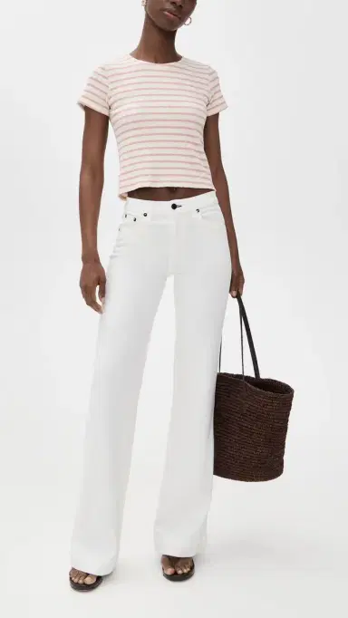 Askk NY Juniper Ivory Jeans Ivory 32 | Thumbnail 5