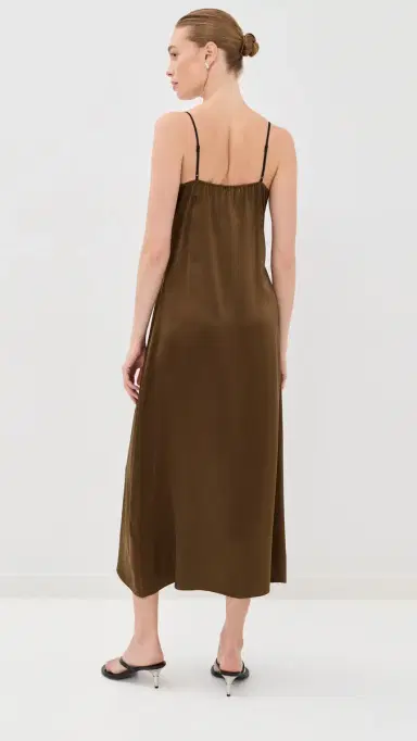 CO ilk Dress Chocolate | Thumbnail 3