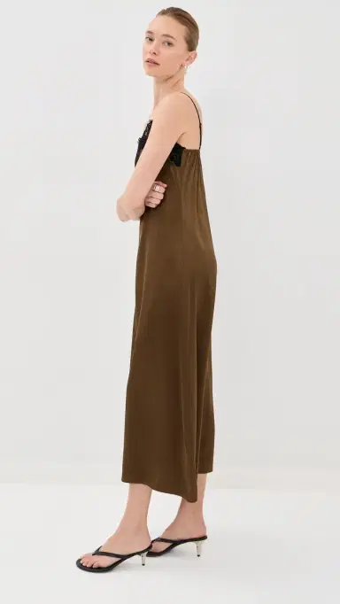 CO ilk Dress Chocolate | Thumbnail 4