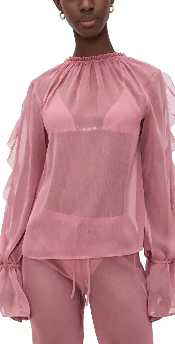 Jeanie Top Dusty Rose
