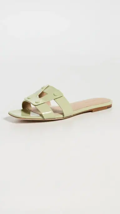 Veronica Beard Via Slides Light Pistachio Green 7 | Thumbnail 2