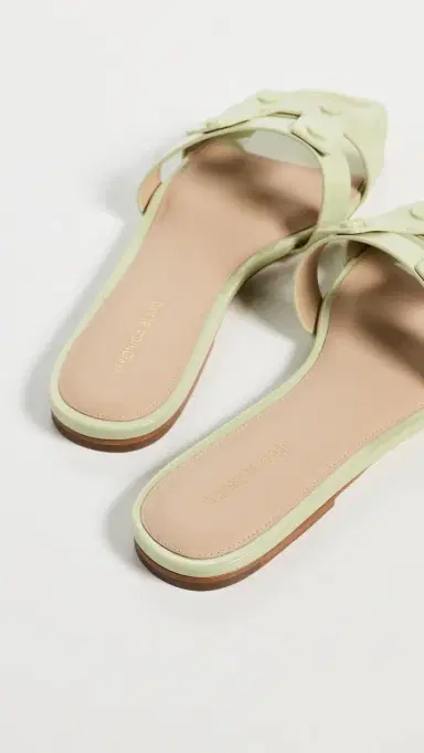 Veronica Beard Via Slides Light Pistachio Green 7 | Thumbnail 4