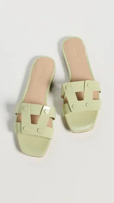 Veronica Beard Via Slides Light Pistachio Green 7 | Thumbnail 5