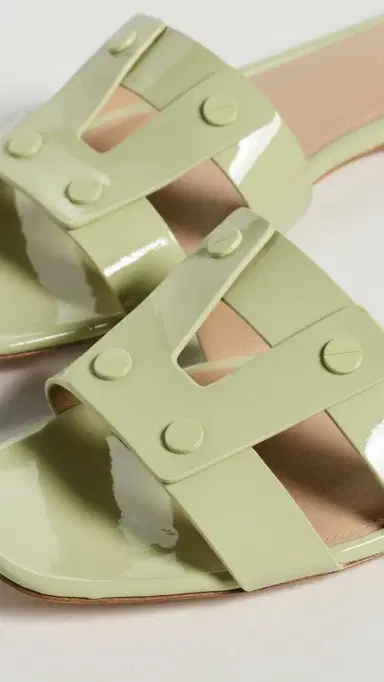 Veronica Beard Via Slides Light Pistachio Green 7 | Thumbnail 6