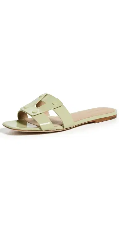 Veronica Beard Via Slides Light Pistachio Green 7 | Thumbnail 1
